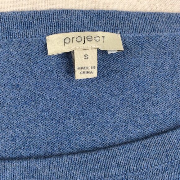 Project Brand Sweater Womens Size Small Ruched Drawstring Sleeves Super Soft - Picture 6 of 7